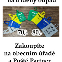 Prodej tašek na tříděný odpad